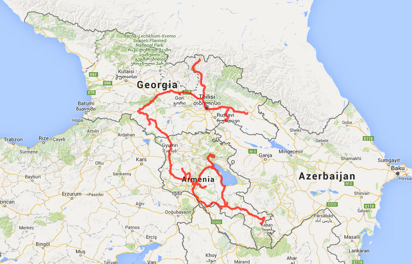 Walking in Armenia and Georgia