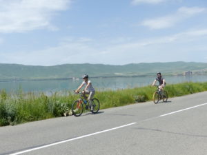 Cycling at Sevan